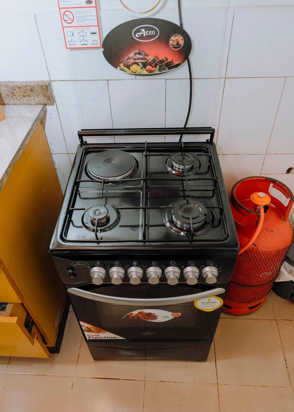 Kitchen or kitchenette, kitchen