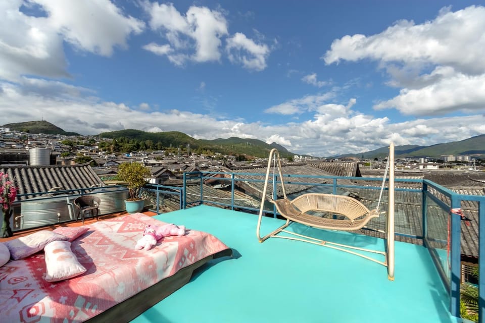 Patio, Day, Natural landscape, View (from property/room), Balcony/Terrace, Mountain view, River view