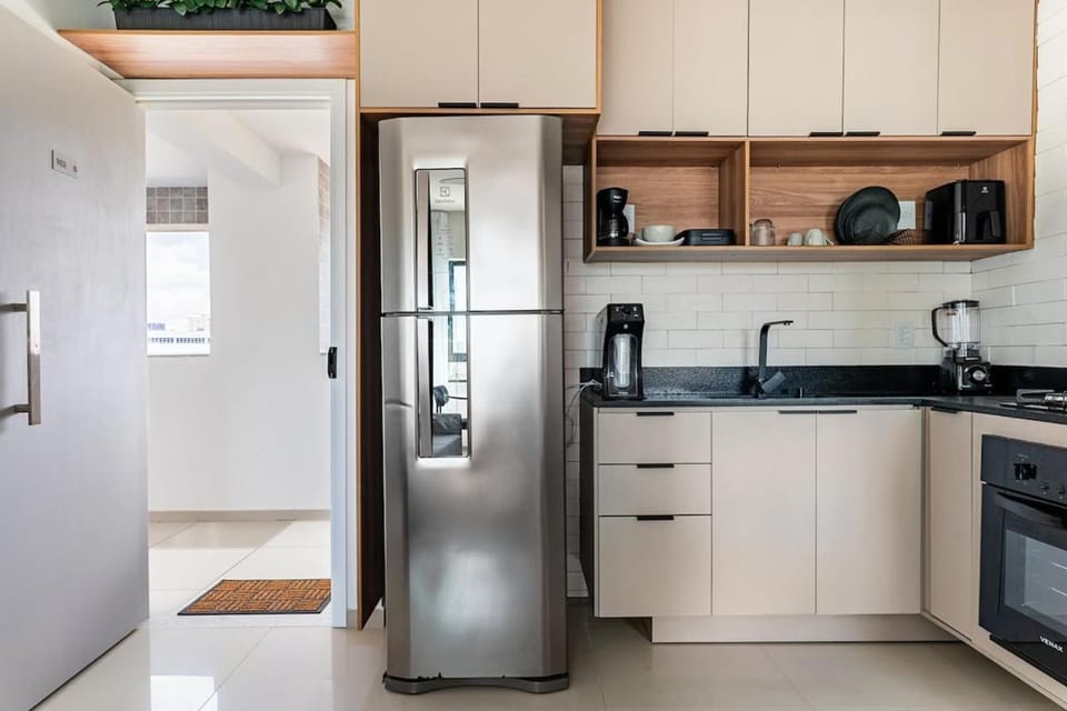 Kitchen or kitchenette, oven, stove