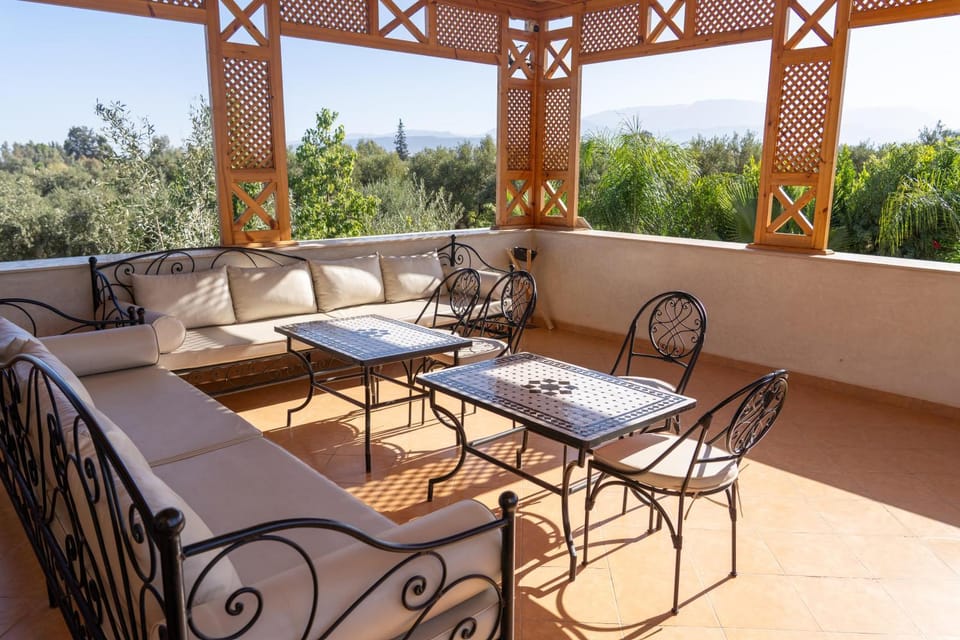 Patio, Day, View (from property/room), Balcony/Terrace, Living room, Seating area, Dining area