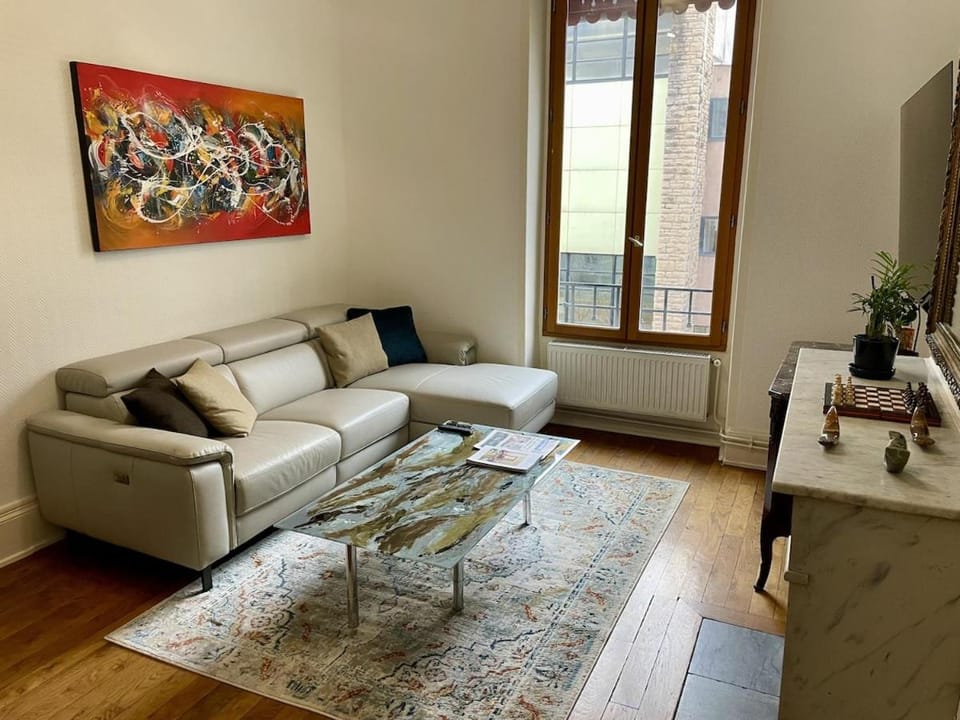 Haussmannian apartment-Close metro Apartment in Auvergne-Rhône-Alpes