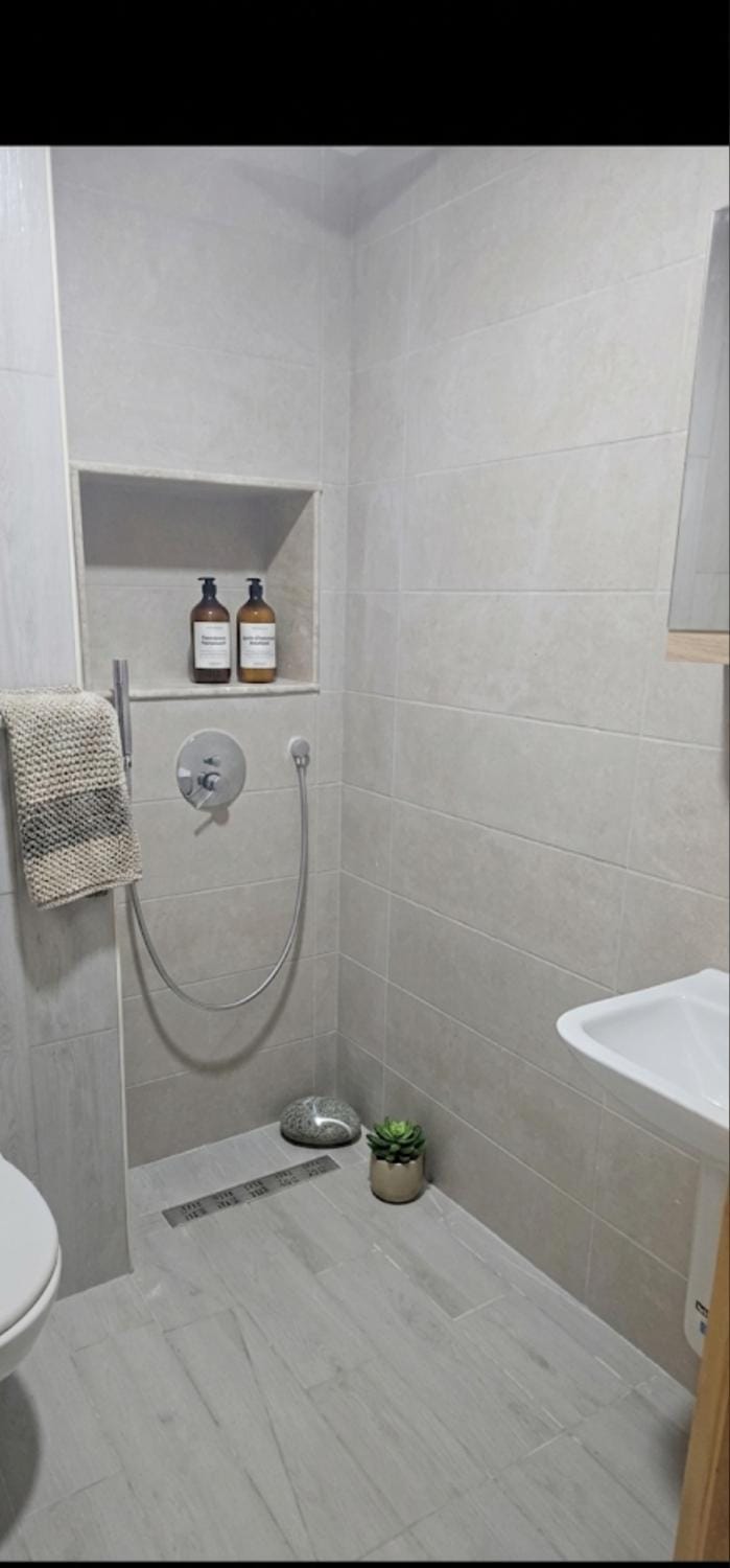 A one-bedroom apartment with a living room, kitchen, and balcony Apartment in Tunisia