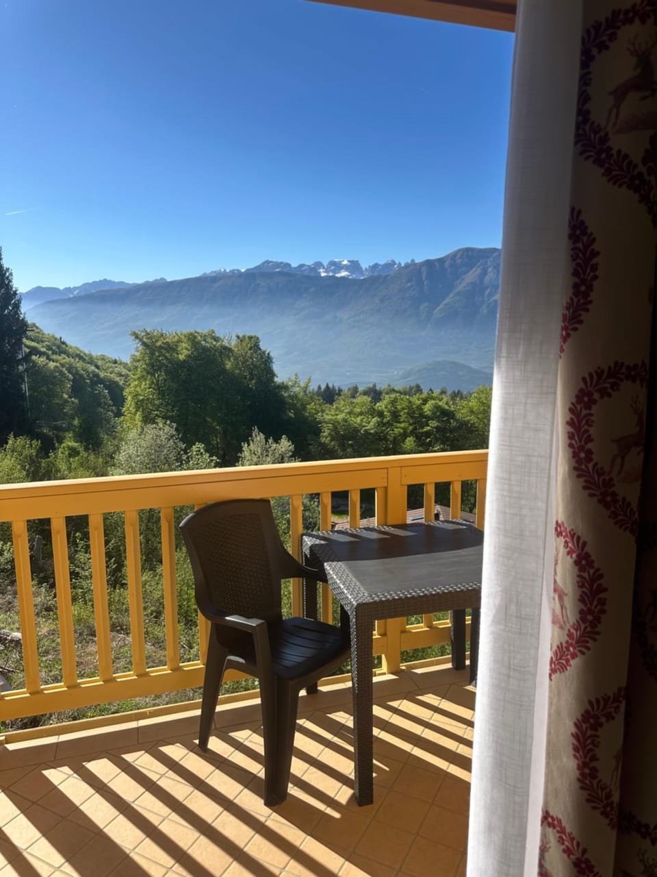 View (from property/room), Balcony/Terrace, Mountain view