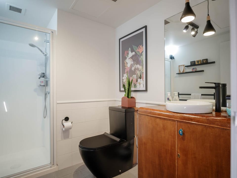 Shower, Toilet, Bathroom, hair dryier