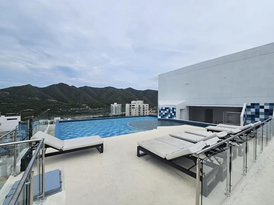 Mountain view, Pool view, Swimming pool