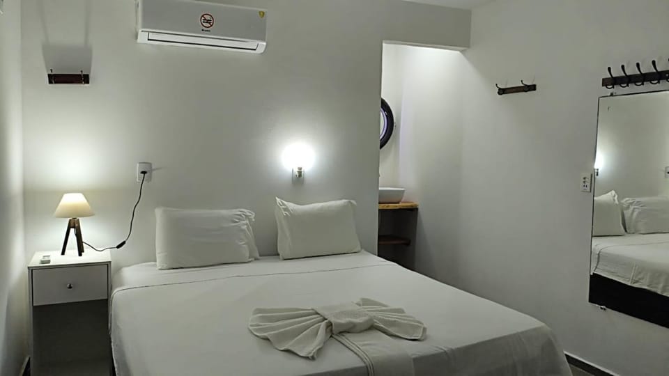 Bed, Bedroom, air conditioner