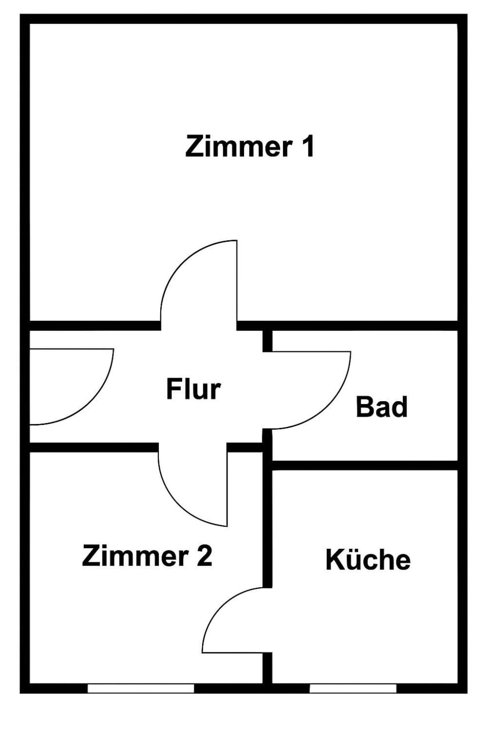 2-Zi-Wohnung und Parkplatz für Geschäftsreisende Apartment in Germany