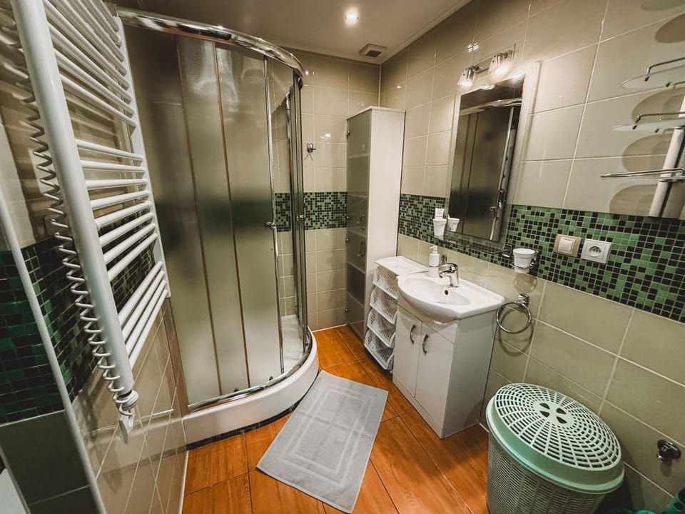 Shower, Toilet, Bathroom, towels