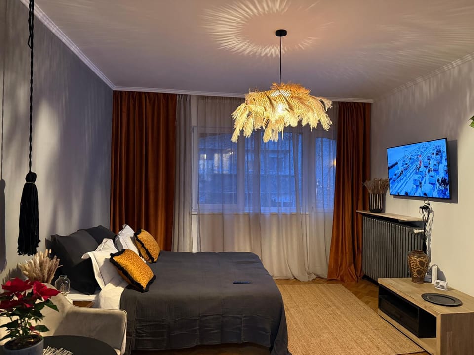 Bed, TV and multimedia, Photo of the whole room