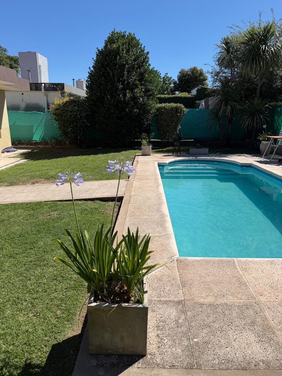 Spring, Day, Garden, Garden view, Pool view, Swimming pool, sunbed