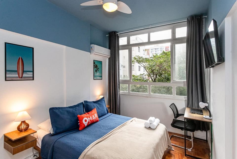 1BDR, 1 Min from the Sea in Copacabana |GS 738/507 Apartment in Rio de Janeiro