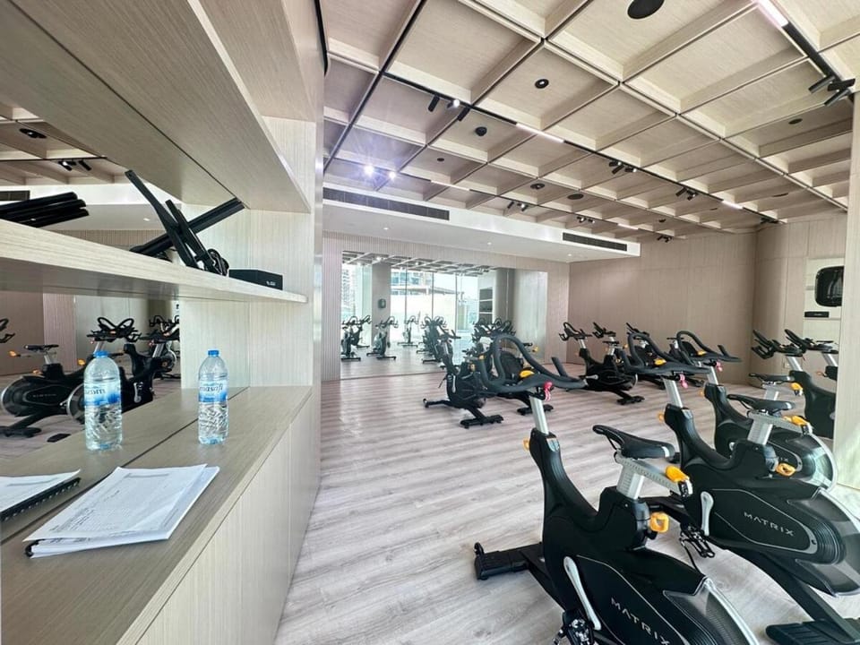 Luxury 1BR - Private Balcony Pool & Smart Home - Binghatti Phantom JVC Apartment in Dubai