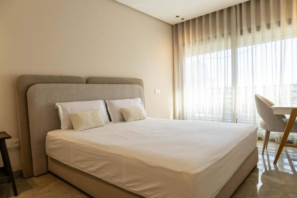 Casablanca Central 2 Bedrooms Terrace View Apartment in Casablanca