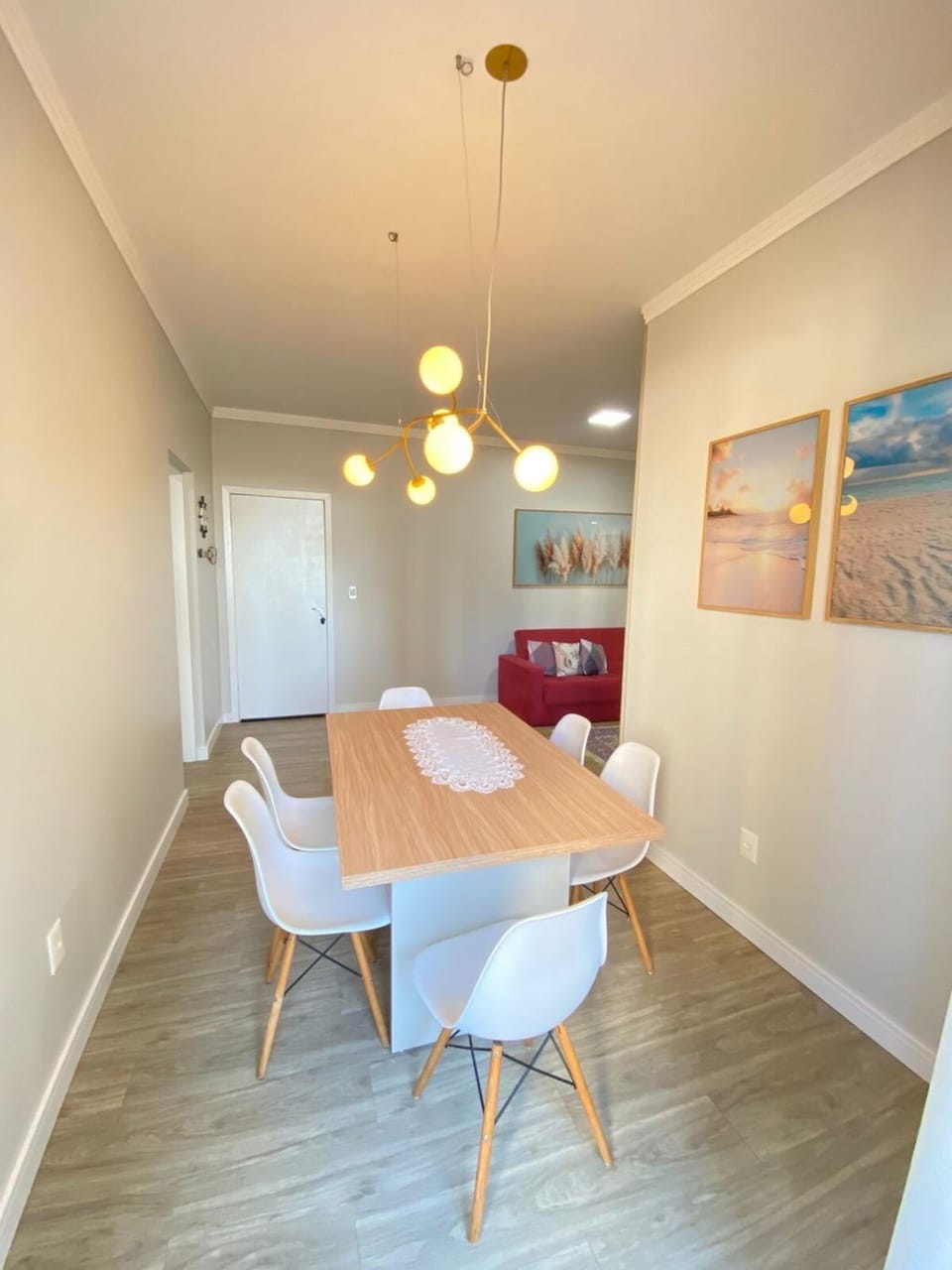 Apartment 100 m from the sea, barbecue and Wi-Fi Apartment in State of Santa Catarina