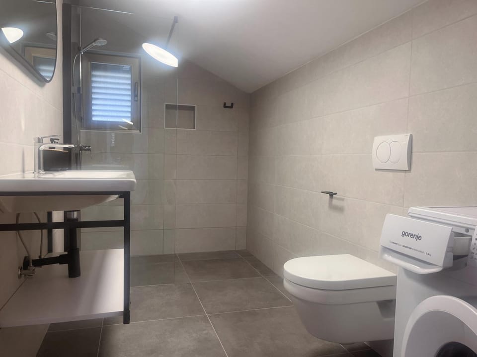 Shower, Toilet, Bathroom, washing machine