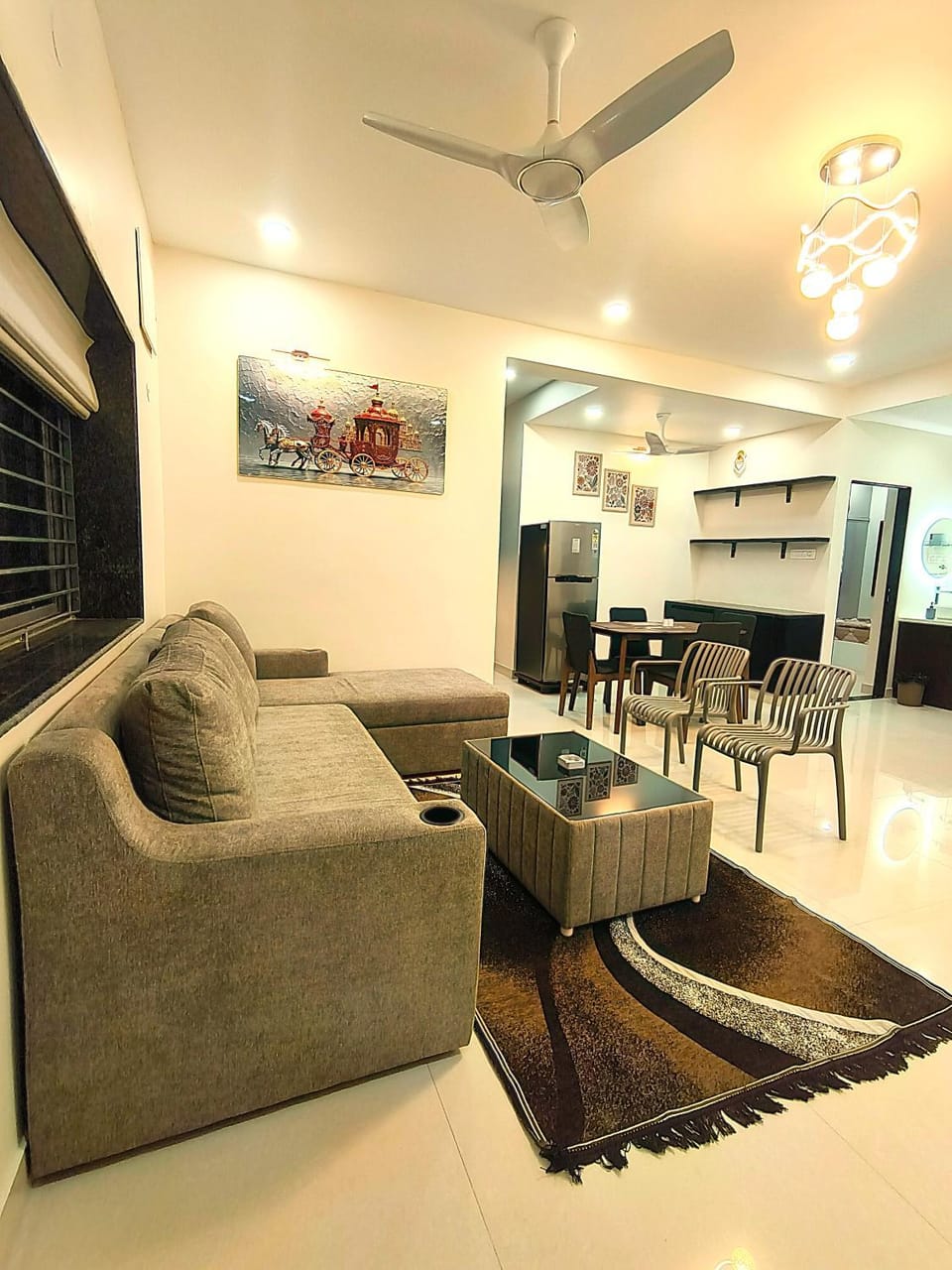 Lavish New 2BHK in Kondapur Central 1S Apartment in Hyderabad