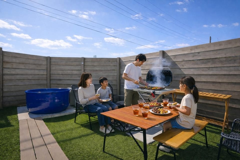 BBQ facilities, Balcony/Terrace, Dining area, Guests