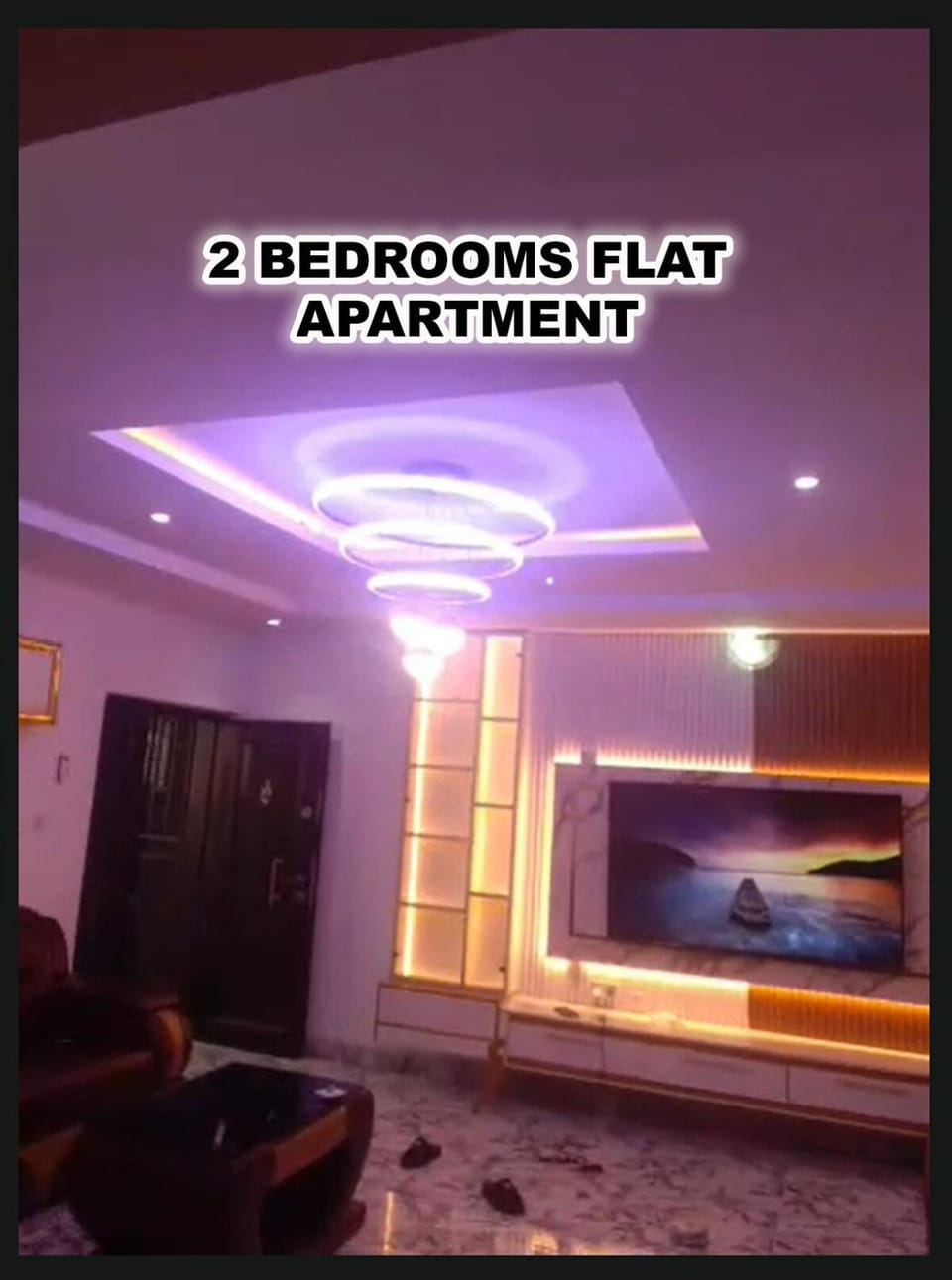 Cee&Tee ABK BG 2 BRM flat 247 SOLAR Powered AC Apartment in Nigeria
