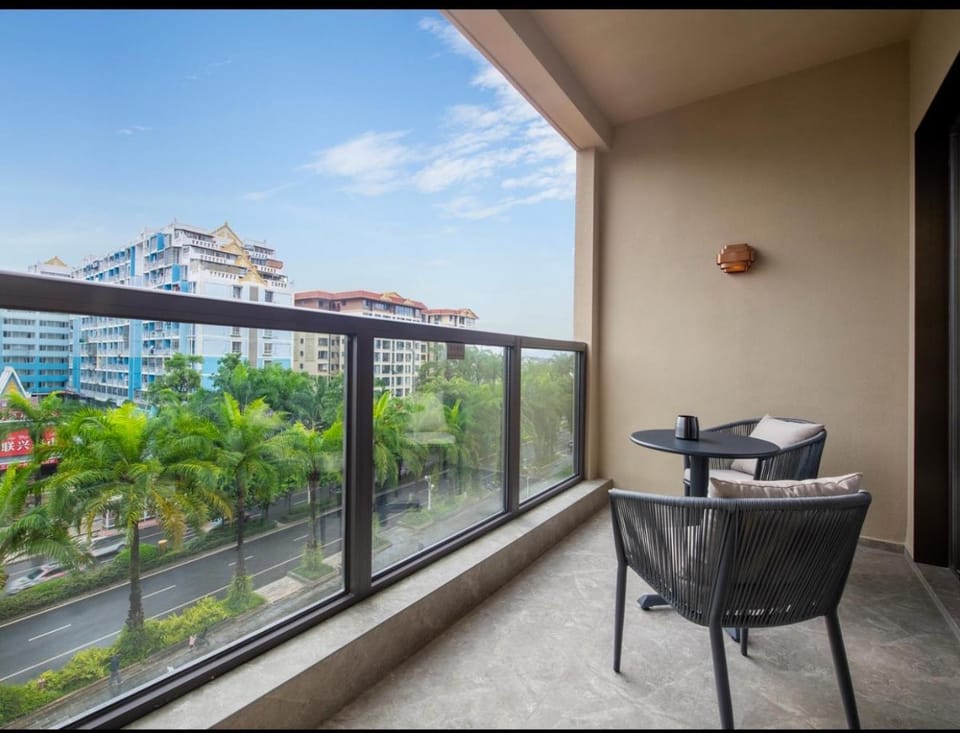 Patio, City view
