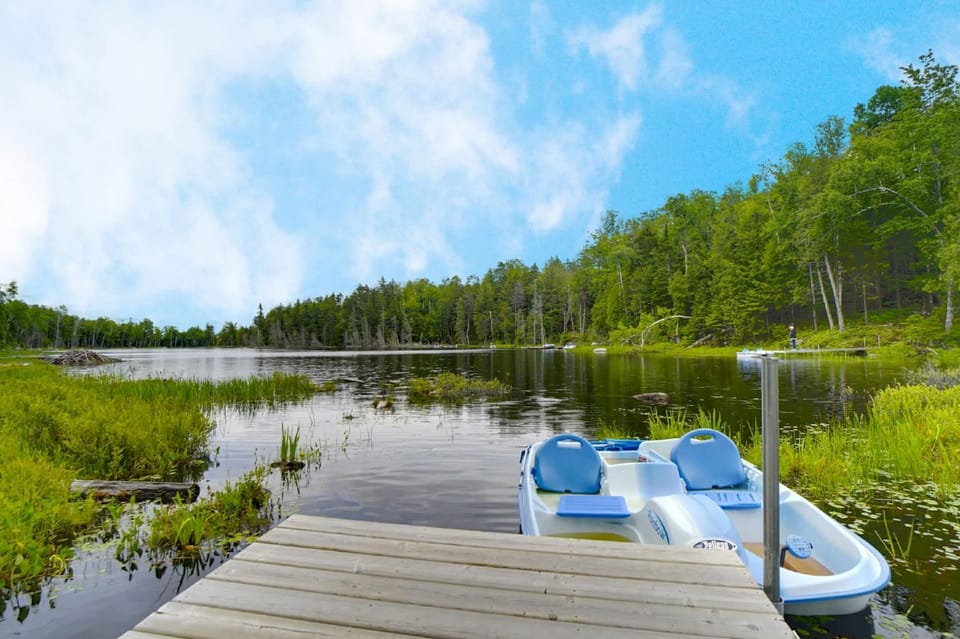 Spa - Lake access - Absolute Comfort - L'Herisson Chalet in Quebec