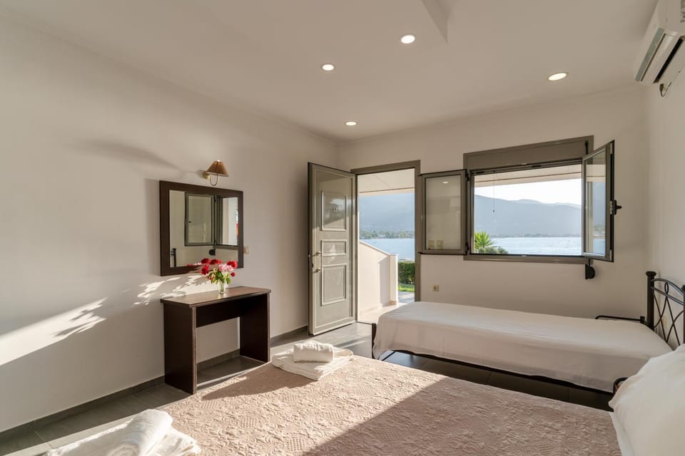 Property building, Living room, Bedroom