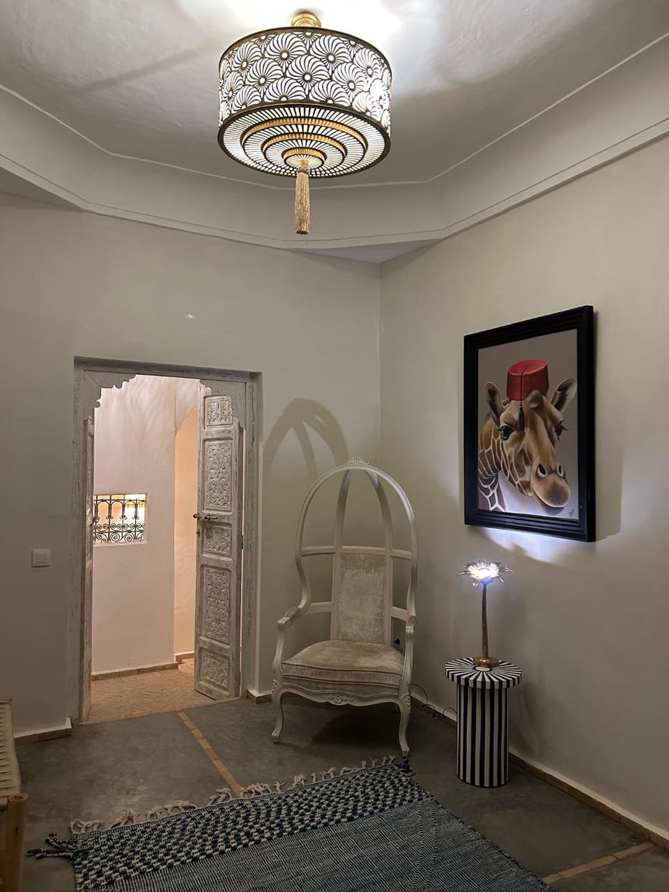 Riad white lotus Villa in Marrakesh