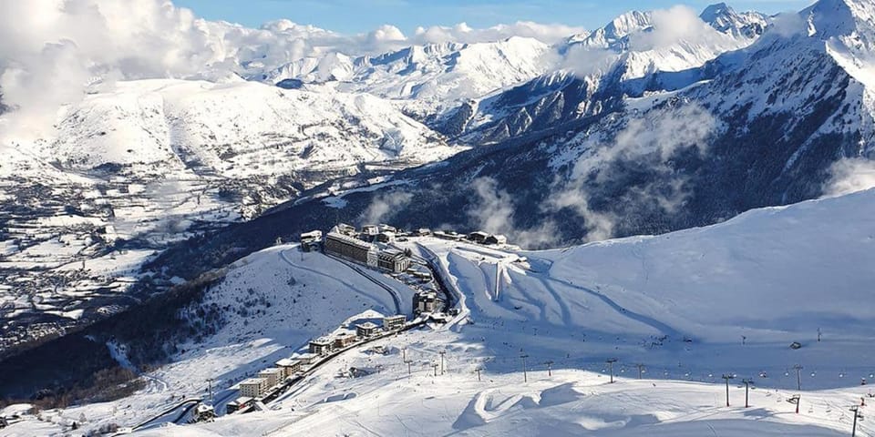 Natural landscape, Winter, Mountain view