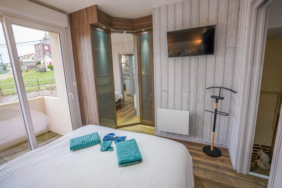 08- Ptit Mousse -Triple Vue -Mer Parking gratuit Apartment in Ault