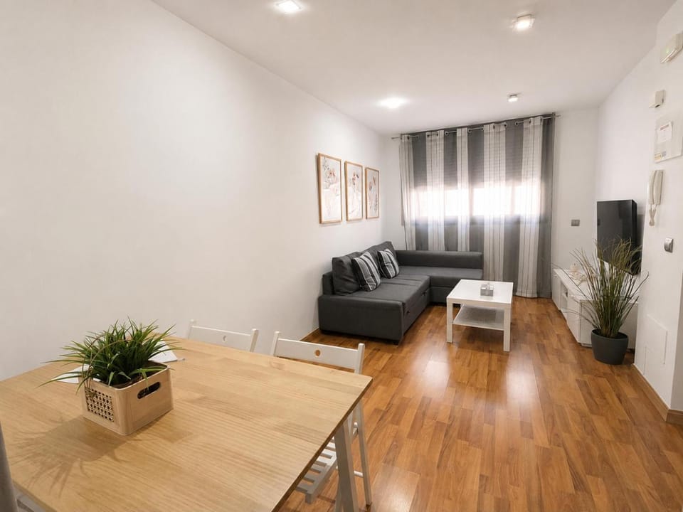 Bed, TV and multimedia, Living room, Seating area