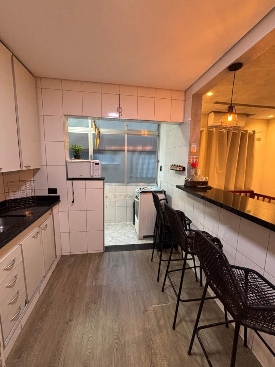 Apt 50 m from Asturias and Tombo Beach Apartment in State of São Paulo