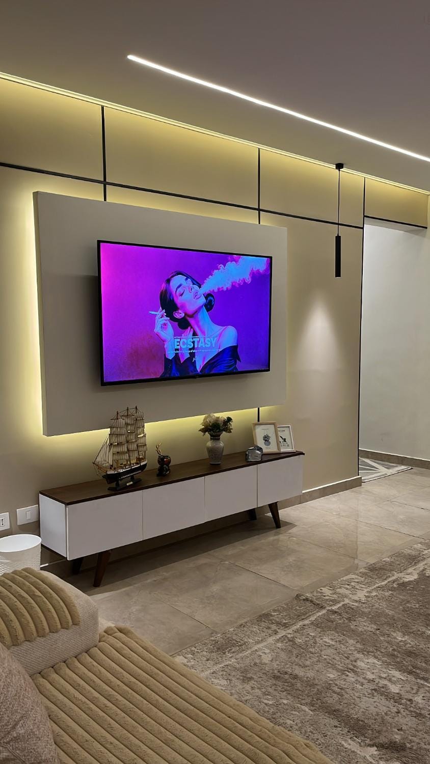 A serviced three - bedroom apartment exclusively for you, located in one of the best areas in Sheikh Zayed Apartment in Egypt