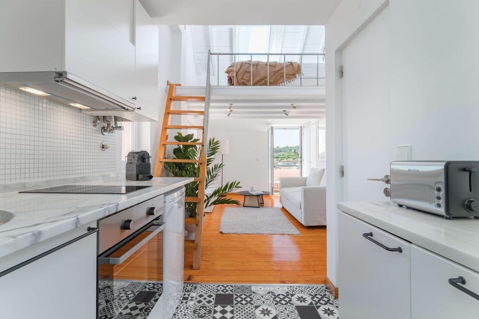 Lisbon Alcantara 1BR with Terrace & City View Apartment in Lisbon