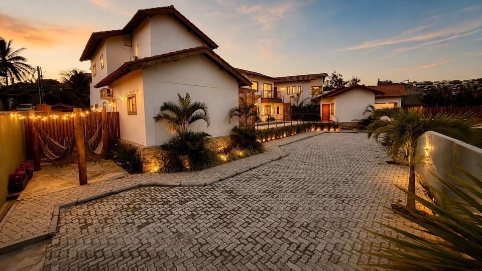 Property building, Sunset