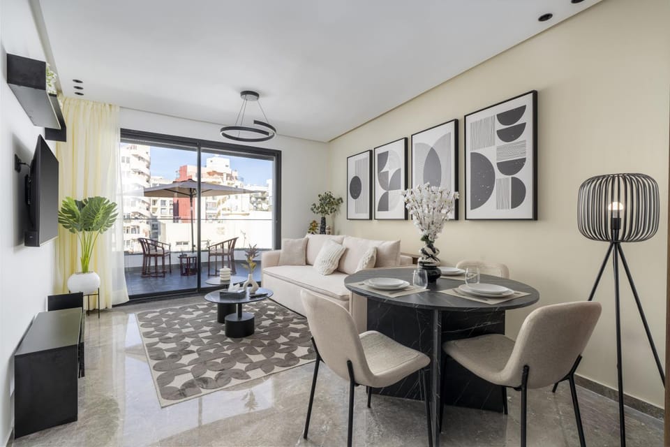 Bright Modern Studio, Gauthier Apartment in Casablanca