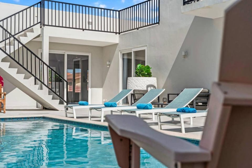 Property building, View (from property/room), Swimming pool