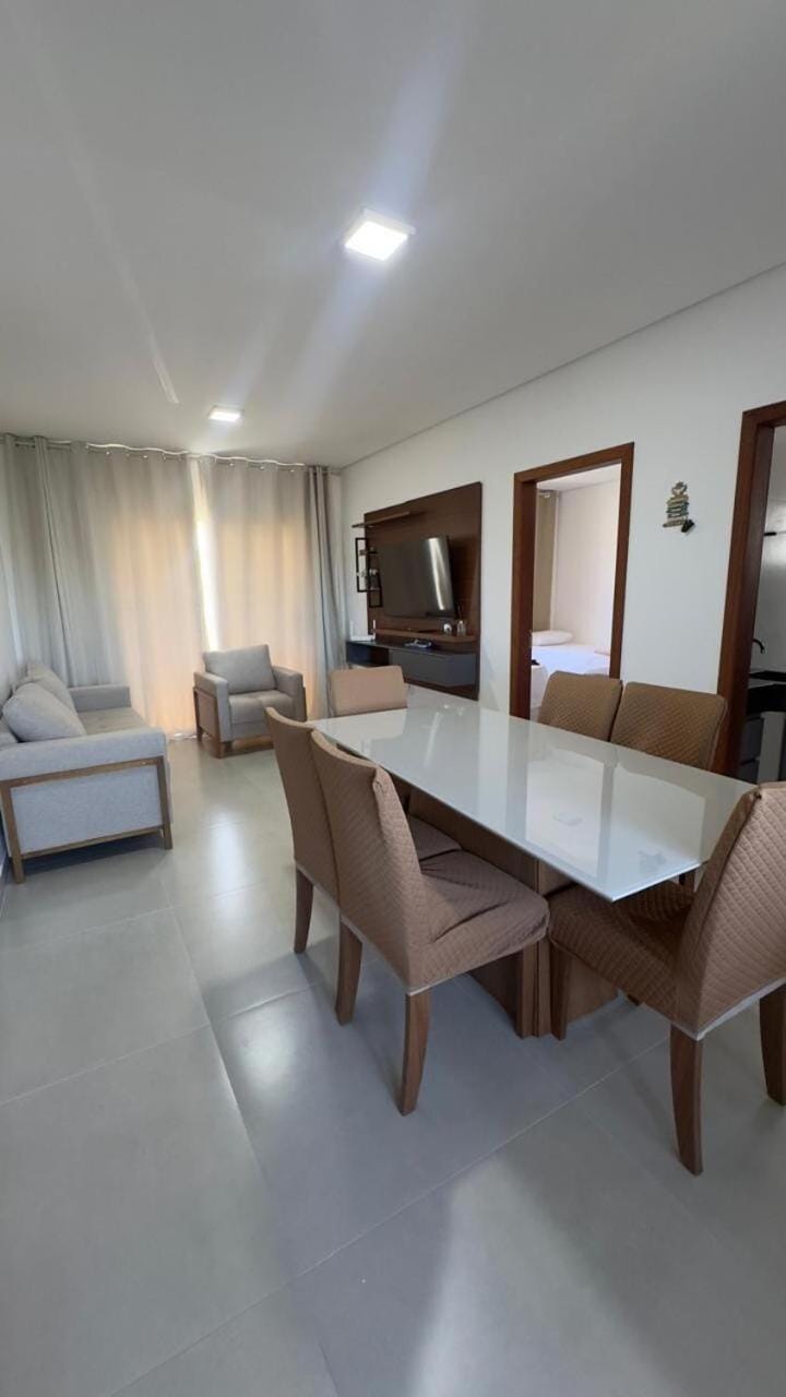 Apartamento próximo a praia de taperapuã Piscina Vaga Apartment in State of Bahia