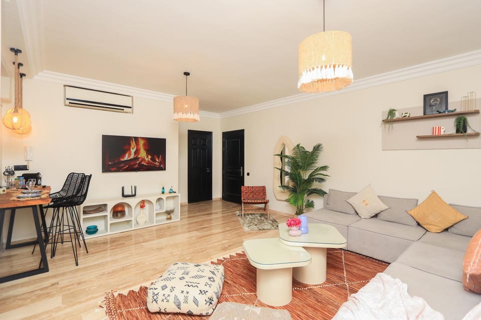 Riad style luxury 2BR Apartment Gueliz center Apartment in Marrakesh