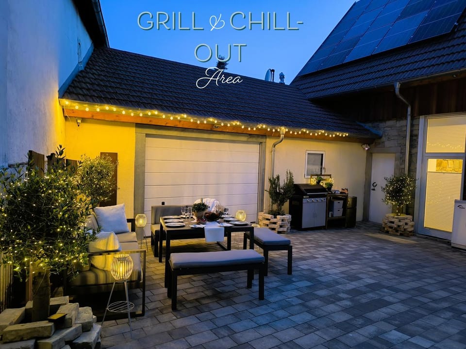 Patio, BBQ facilities