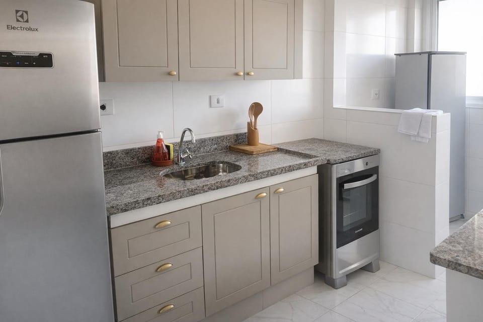 Kitchen or kitchenette, oven, stove