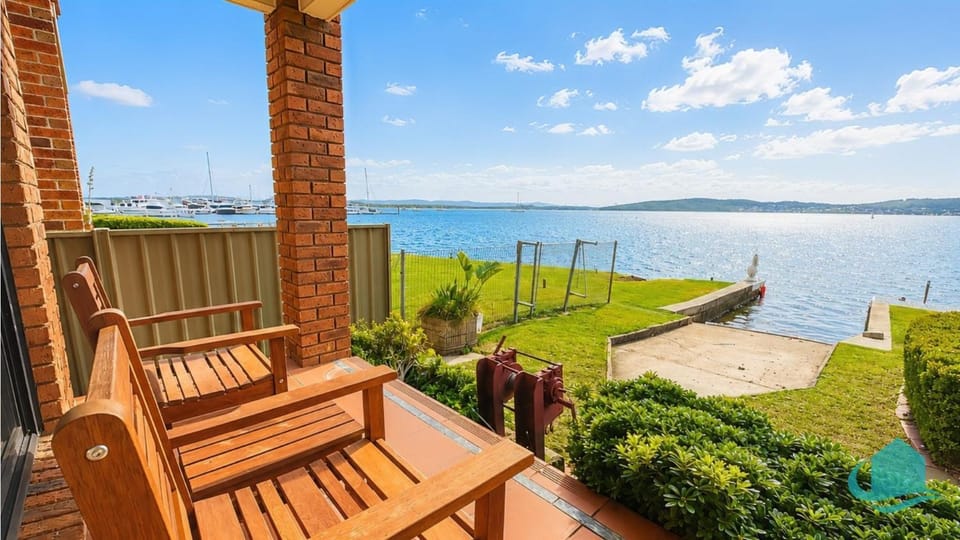 Patio, Spring, Day, Lake view
