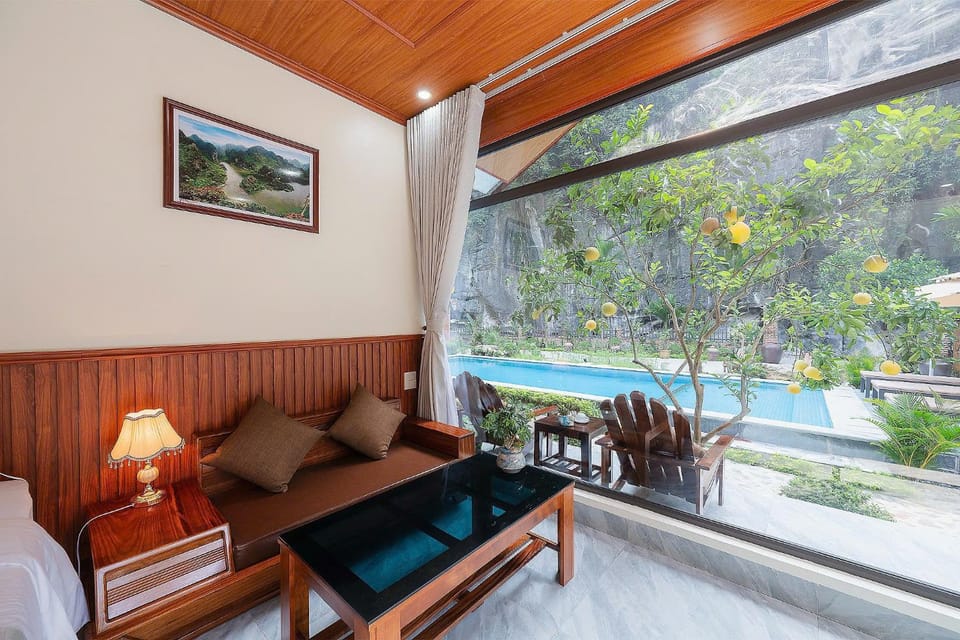Natural landscape, Seating area, Pool view