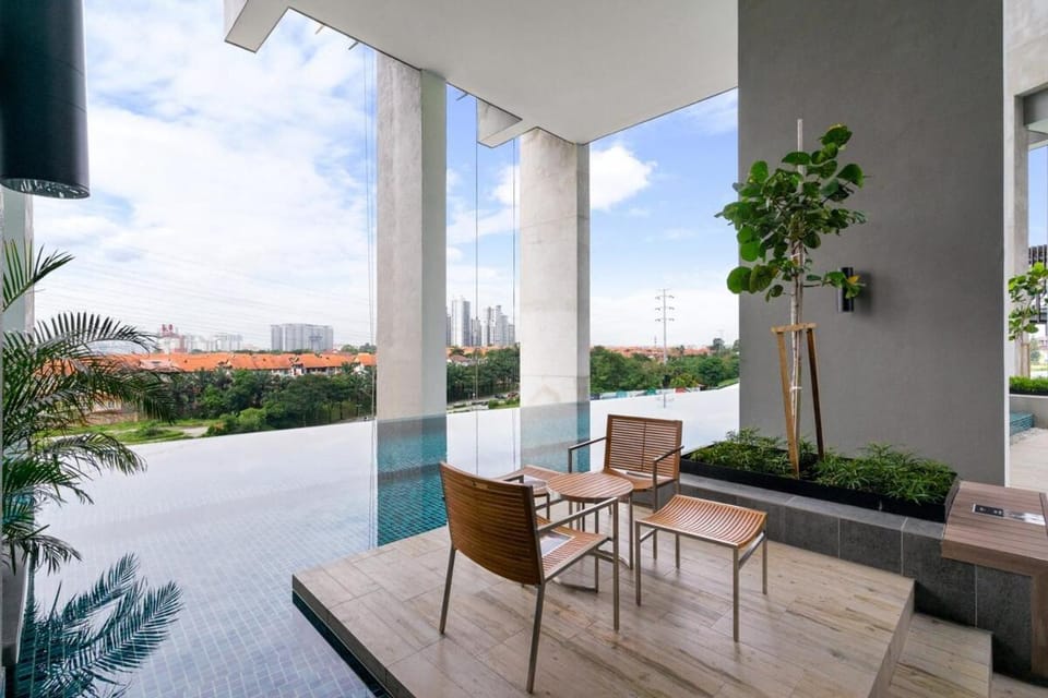 Stylish Muji-Inspired Apartment at Lumi Tropicana KL Skyline View 2 Balconies Fun Board Games A2-09 Apartment in Petaling Jaya