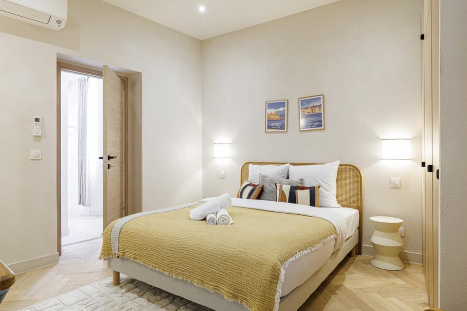 62 CARNOT LOT 5 - Appartement renove - climatise 2 chambres suites Apartment in Nice