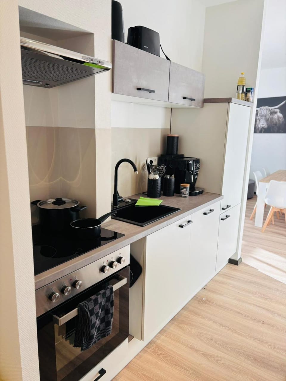 Kitchen or kitchenette, kitchen