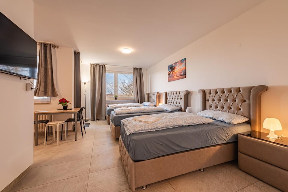 Bed, TV and multimedia, Photo of the whole room, Bedroom