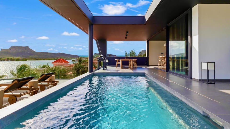 Pool view, Swimming pool, Swimming pool, sunbed