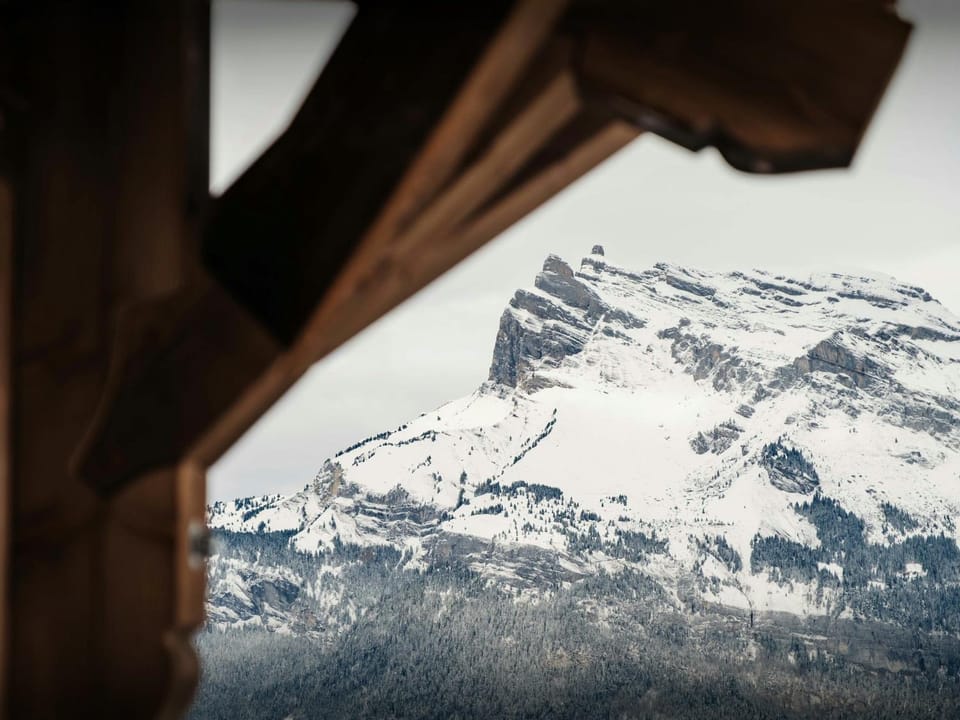 Day, Natural landscape, Winter, Mountain view