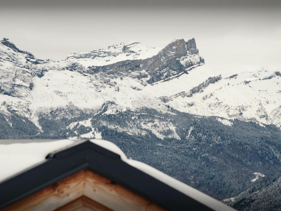 Day, Natural landscape, Winter, Mountain view