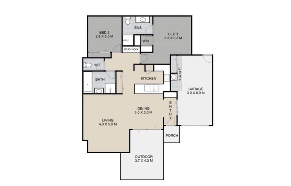 Two Queen BR - Modern & Moments from the city! House in Toowoomba