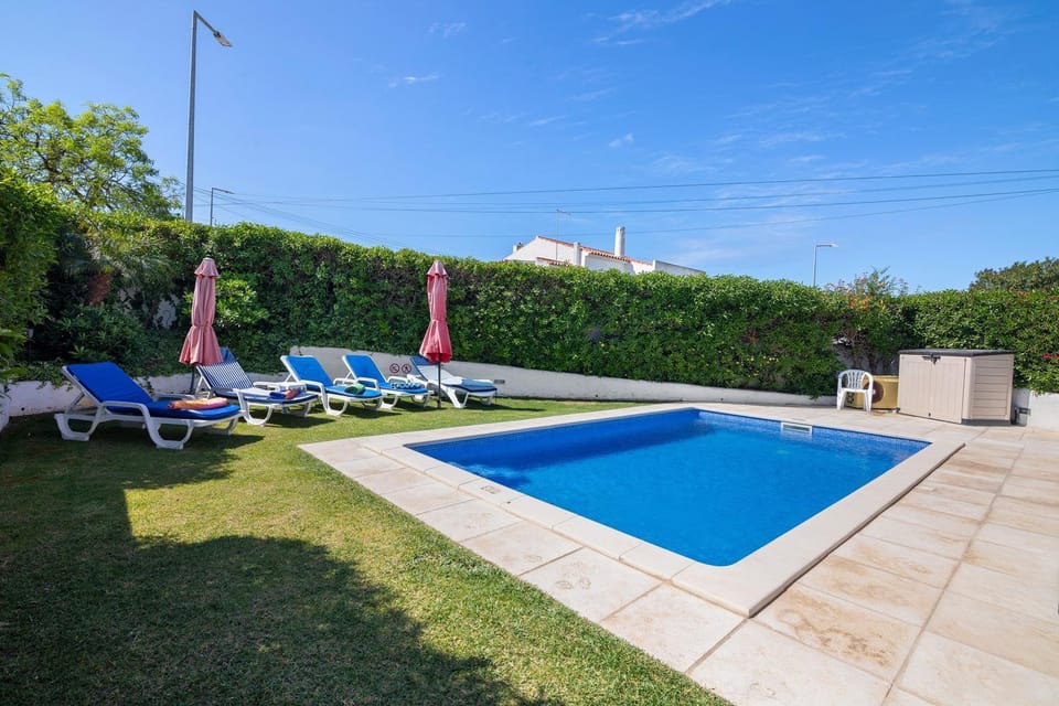 Property building, Living room, Swimming pool